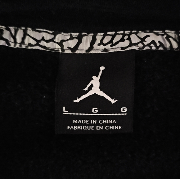 Jordan Men's Full Zip Two Tone Fleece Varsity Jacket Size Large - Picture 5 of 9